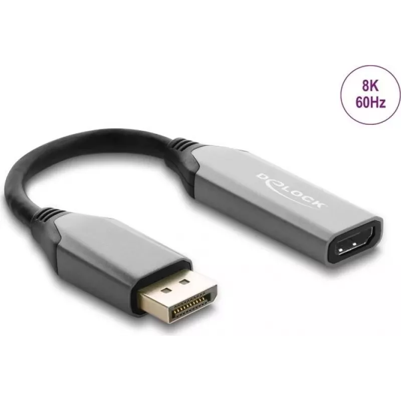 Delock Active DisplayPort 1.4 į HDMI adapteris 8K su HDR funkcija
