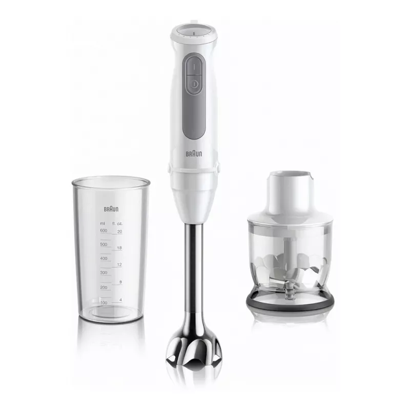 Braun MQ50201M MultiQuick 5 Panardintuvas, 750 W, Baltas