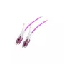 EFB Elektronik Duplex Jumper LC-LC OM4 0.5m su Push/Pull Tab, keičiama poliarizacija