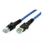 EasyLan VarioBoot Cat.6A S/FTP Patch Cable Blue 1.0 m