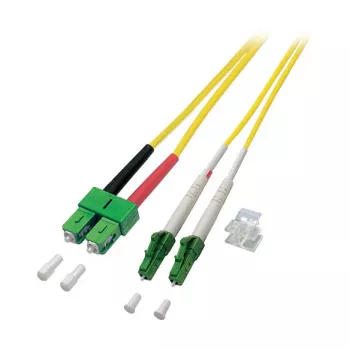 EFB Elektronik Duplex Patchkabel LC/APC-SC/APC OS2 G652D 3m LSZH 2mm gelb