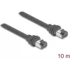 Delock RJ45 Patch Cable Cat.6 Compatible with Starlink Gen3 - 10 m Grey