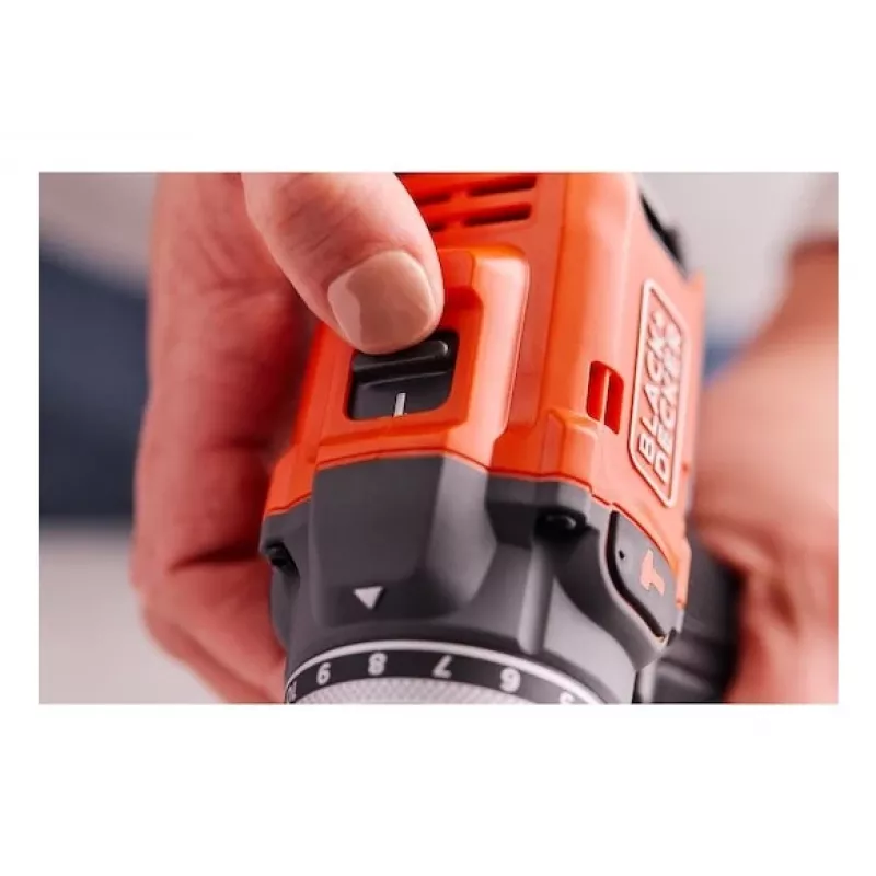 Black & Decker BLD683XN-XJ Laidinis smūginis gręžtuvas 680W 13mm Raktinis griebtuvas 0-3000 RPM Juoda/Oranžinė