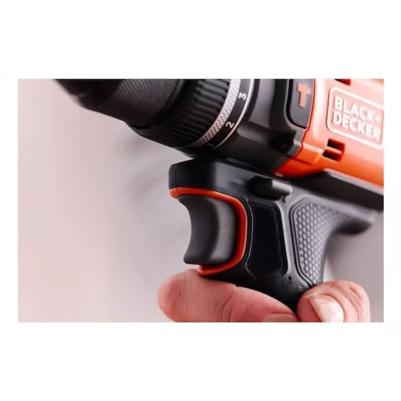 Black & Decker BLD683XN-XJ Laidinis smūginis gręžtuvas 680W 13mm Raktinis griebtuvas 0-3000 RPM Juoda/Oranžinė