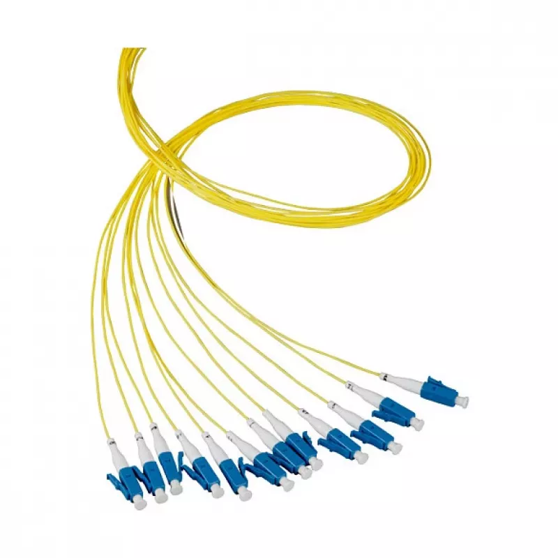 EFB Elektronik Fibre Pigtail LC-APC 8° 9/125 OS2 Single-mode Yellow 2 m
