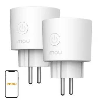 IMOU CE2P Smart Plug 2-Pack, Wi-Fi, Energy Monitoring, Matter Compatible