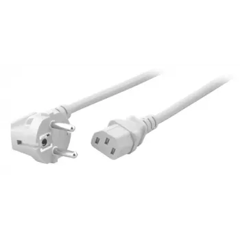 EFB Elektronik Power Cord Schuko 90° to C13 180° White 1.8 m 3x0.75 mm²