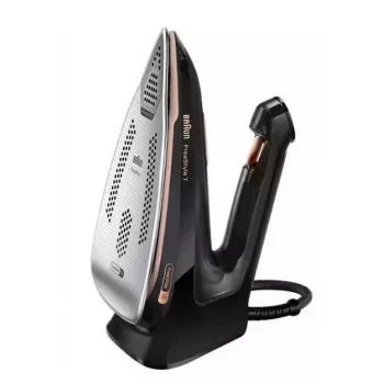 Braun FI7276BK Garinis lygintuvas - 2700W, EloxalPlus 3D BackGlide padas, 230 g/min garo stiprinimas, juodas