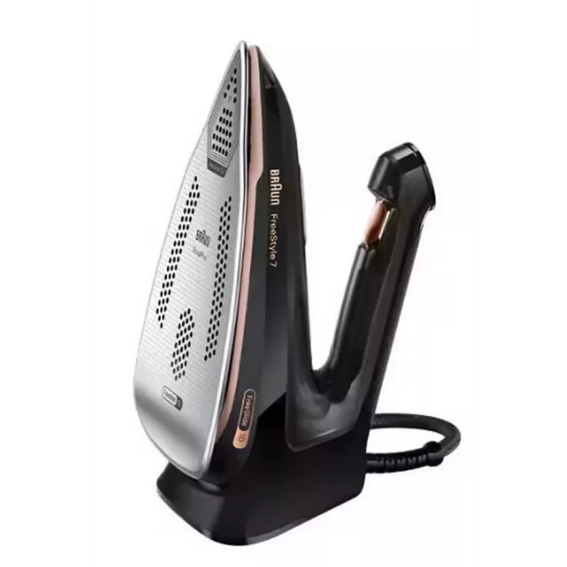 Braun FI7276BK Garinis lygintuvas - 2700W, EloxalPlus 3D BackGlide padas, 230 g/min garo stiprinimas, juodas