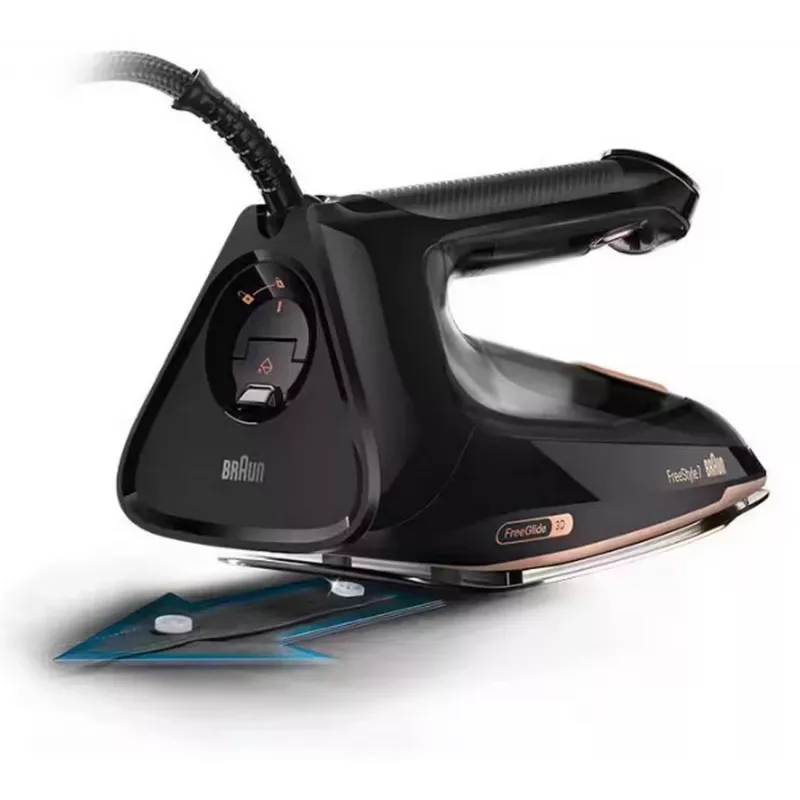 Braun FI7276BK Garinis lygintuvas - 2700W, EloxalPlus 3D BackGlide padas, 230 g/min garo stiprinimas, juodas