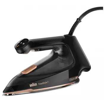 Braun FI7276BK Garinis lygintuvas - 2700W, EloxalPlus 3D BackGlide padas, 230 g/min garo stiprinimas, juodas