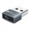 “Good Connections” USB 2.0 adapteris USB-A (vyriškas) į USB-C (moteriškas), aliumininis korpusas, pilkas, 2 vnt. pakuotė