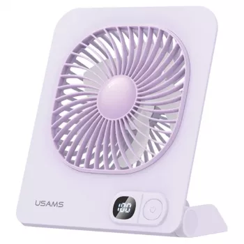 USAMS ZB363 Magnetinis stalo ventiliatorius violetinis
