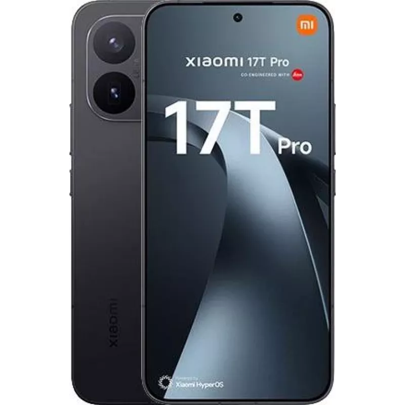 Xiaomi 17T Pro 5G Dual SIM 1TB, 12GB RAM, Juoda