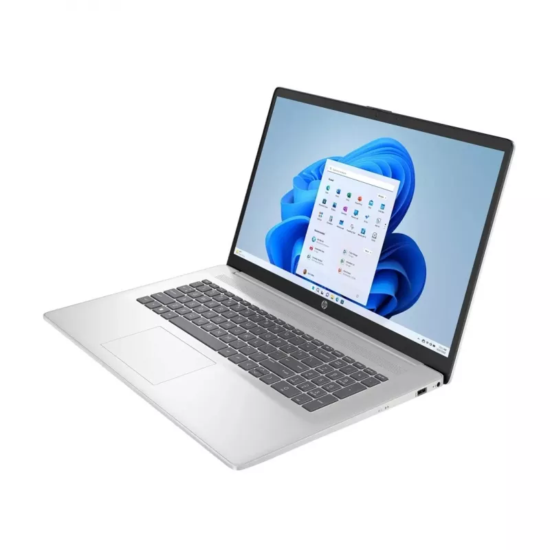 HP 17-CP3005DDX nešiojamas kompiuteris, 17,3 inch FHD Anti-Glare IPS, AMD Ryzen 5 7430U, 16 GB DDR4, 512 GB SSD, AMD Radeon Graphics, Windows 11 Home S režimas, Natural Silver