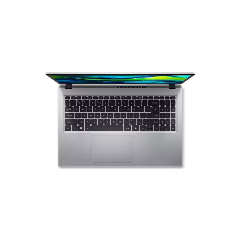 Acer Aspire Go 15 AG15-32P-39R2DX nešiojamas kompiuteris - Intel Core 3 N355, 15.6 inch FHD IPS, 8GB RAM, 128GB SSD + 256GB SSD, Windows 11 Home, sidabrinis