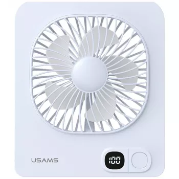USAMS ZB363 Stalo ventiliatorius magnetinis baltas