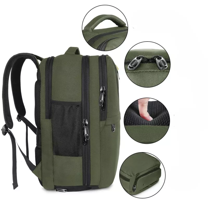 Black Forest KM04 Cabin Travel Backpack 50x20x33 cm Green
