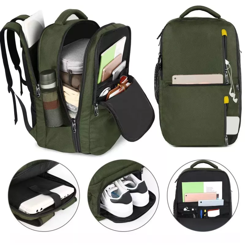 Black Forest KM04 Cabin Travel Backpack 50x20x33 cm Green