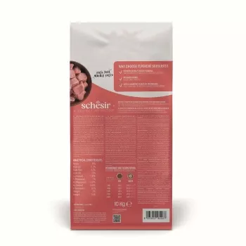 SCHESIR Sterilized with Ham Dry Cat Food 10kg