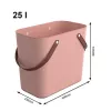 Rotho Multibag Albula Style 25L Storage Box, Meadow Rose