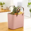 Rotho Multibag Albula Style 25L Storage Box, Meadow Rose