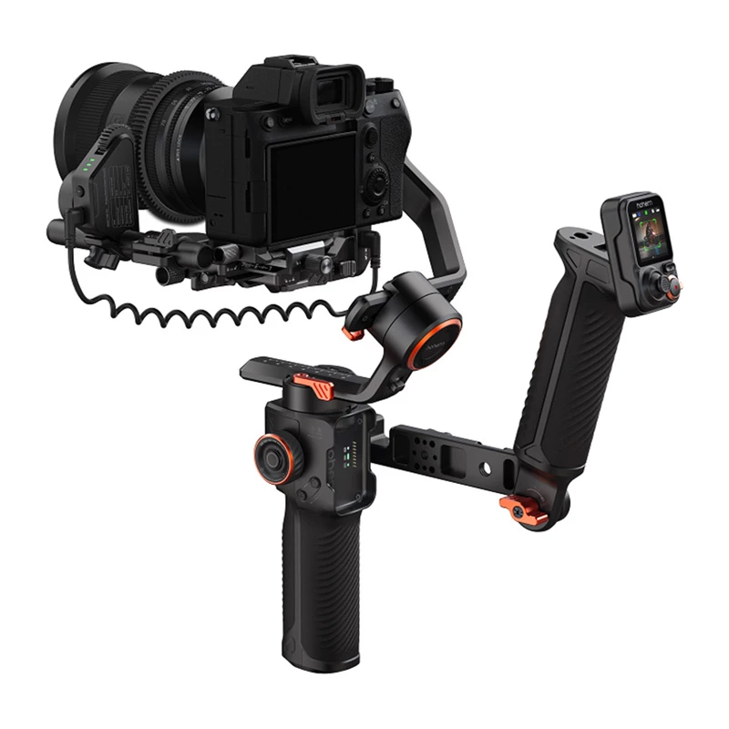 Hohem iSteady MT3 Pro Gimbal Kit – 3 ašių stabilizatorius su AI sekimu ir nuotoliniu vaizdo perdavimu
