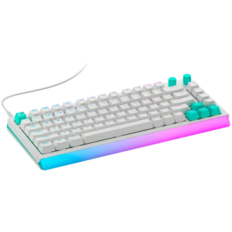 Logitech G512 X 75 mechaninė žaidimų klaviatūra – balta – US International – laidinė USB