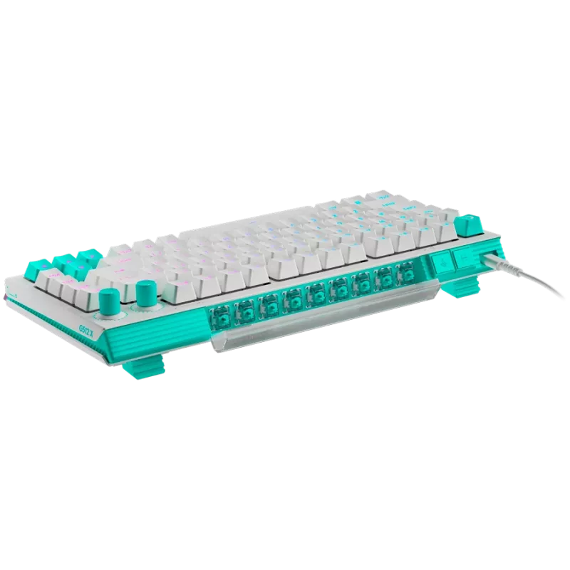 Logitech G512 X 75 mechaninė žaidimų klaviatūra – balta – US International – laidinė USB