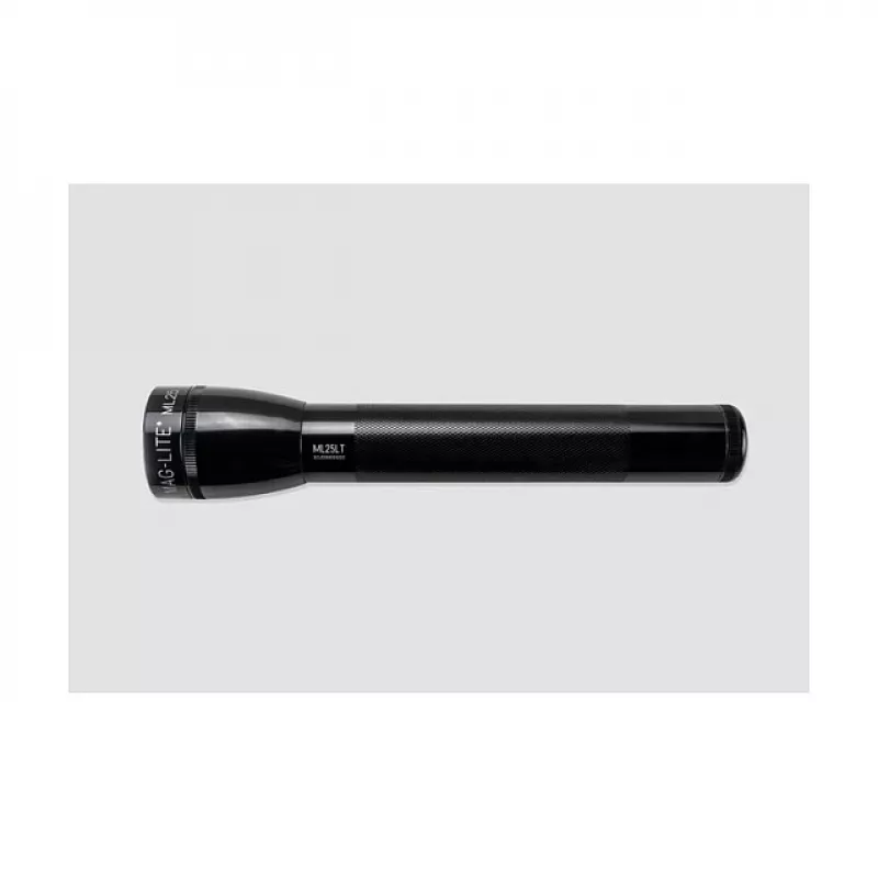 Maglite ML25LT 3 C-Cell LED žibintuvėlis, juodas, 177 liumenų