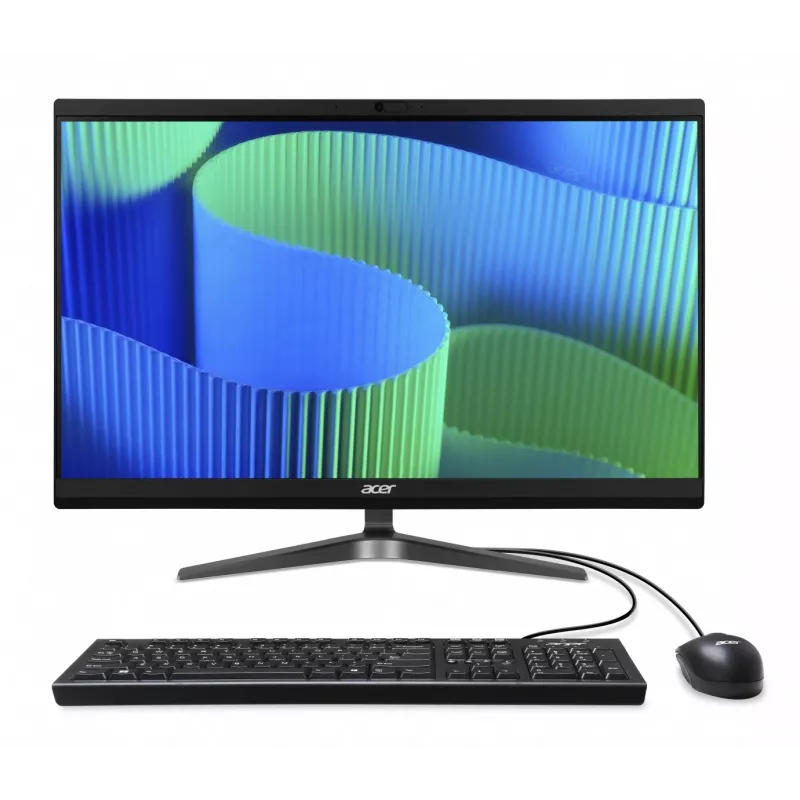 Acer Veriton Vero VZ2724G All-in-One PC, 23,8 inch FHD IPS, Intel Core i5-14400, 8GB DDR5, 512GB SSD, Windows 11 Pro, juoda