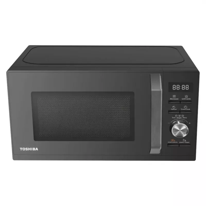 Toshiba MW3-AG25PF(BK) 25L 900W Kombinuota mikrobangų krosnelė su griliu, juoda
