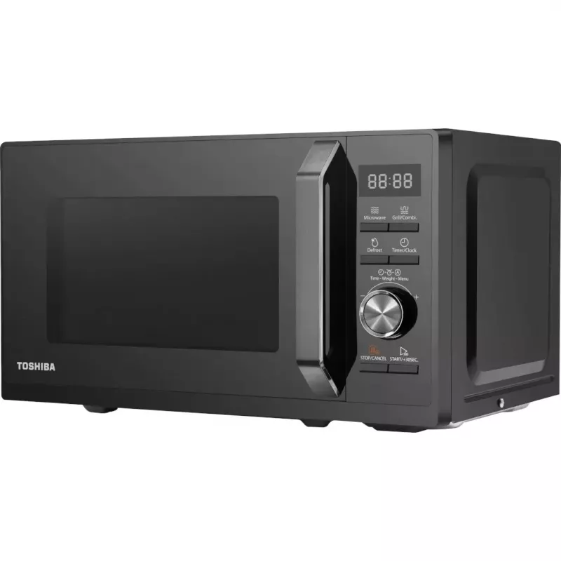 Toshiba MW3-AG25PF(BK) 25L 900W Kombinuota mikrobangų krosnelė su griliu, juoda