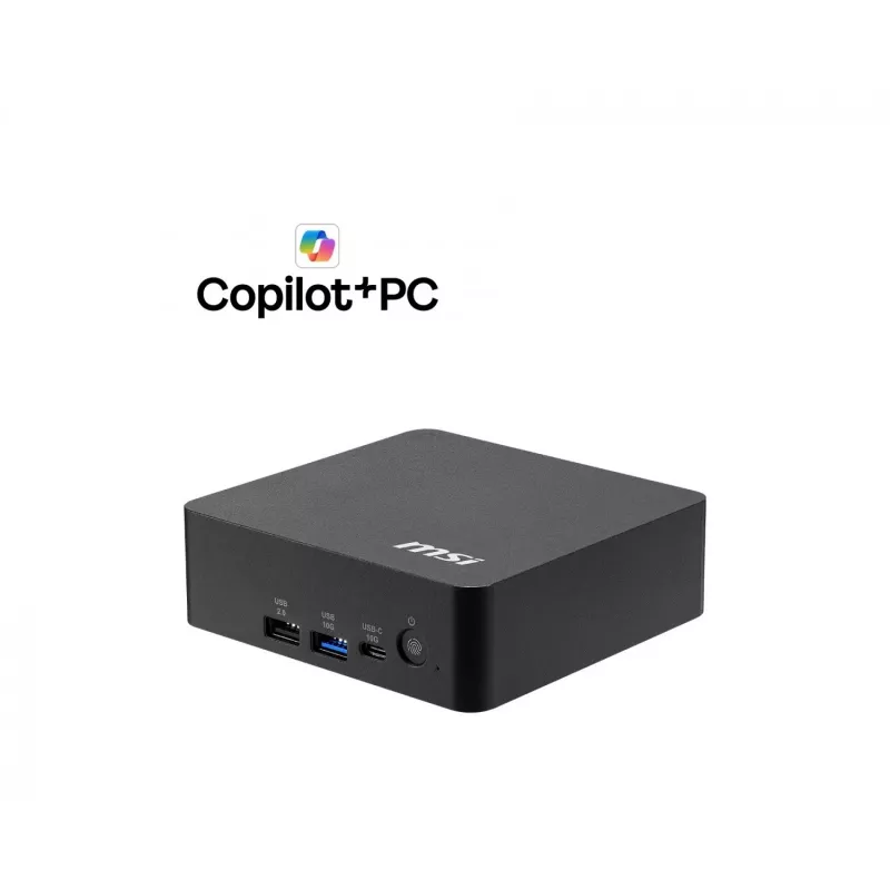 MSI Cubi NUC AI+ 3MG-005BEU Mini PC, Intel Core Ultra 5 322, Be OS, Juoda