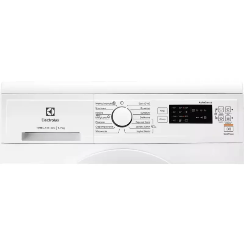 Electrolux EW2FN527WP Laisvai pastatoma priekinio pakrovimo skalbimo mašina, 7 kg, 1200 aps./min., energijos klasė C, balta