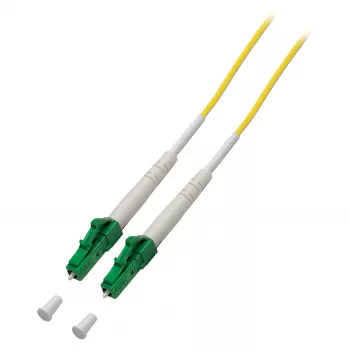 EFB Elektronik O2519.2 Simplex šviesolaidinis jungiamasis laidas LC/APC į LC/APC OS2 9/125 2m G.657.A2 LSZH geltonas
