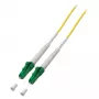 EFB Elektronik O2519.2 Simplex šviesolaidinis jungiamasis laidas LC/APC į LC/APC OS2 9/125 2m G.657.A2 LSZH geltonas