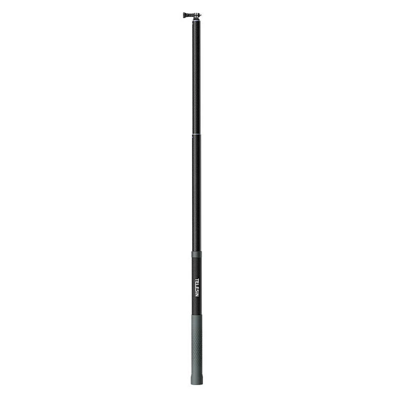 TELESIN GP-MNP-300-3 Anglies pluošto selfie lazda 3m veiksmo kameroms