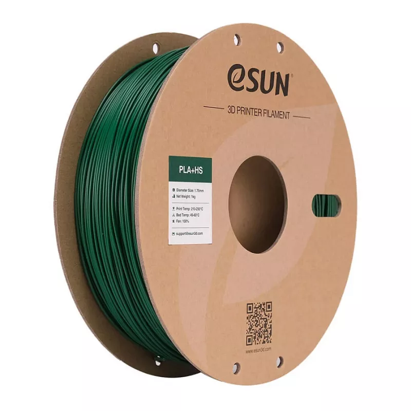 ESUN ePLA+ High Speed 1.75mm Pine Green 1kg 3D spausdinimo filamentas