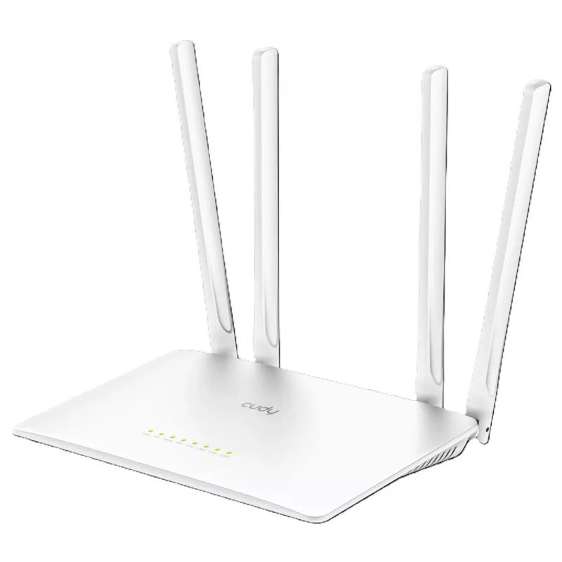 CUDY WR300S N300 Wi-Fi maršrutizatorius, EasyMesh, 2,4 GHz, 300 Mbps, 2x 5 dBi antenos