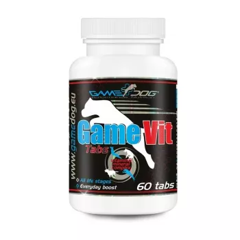 GAME DOG GameVit Tabs Multivitamin & Mineral Supplement for Dogs - 60 Tablets