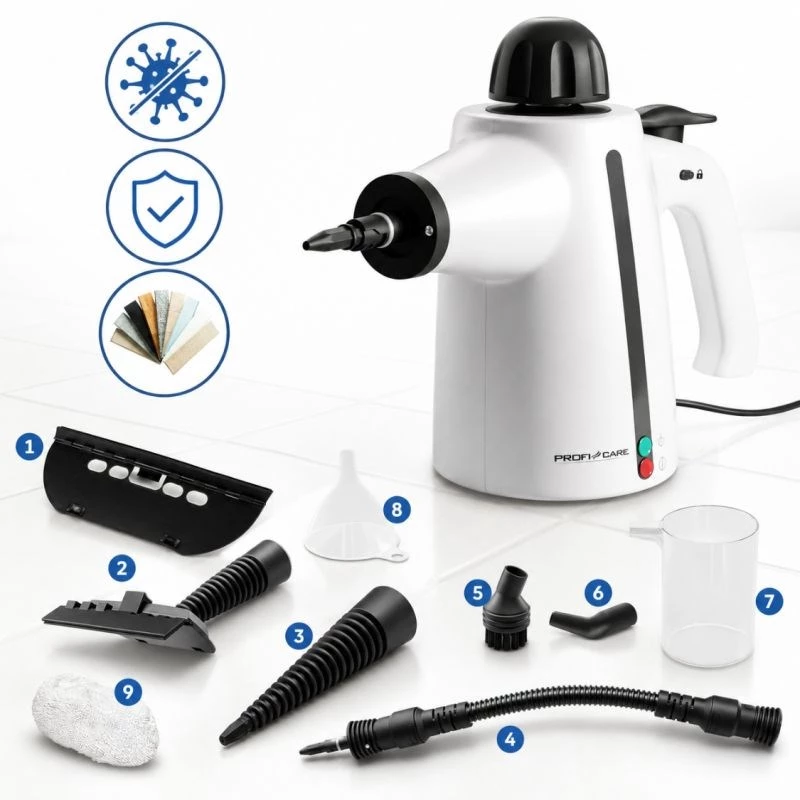 PROFICARE PC-DR 3145 Garinis valytuvas, 1000 W, 250 ml, 3,5 bar