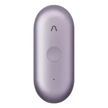 PLAUD NotePin S Lilac AI balso įrašymo įrenginys su 64GB atmintimi, Bluetooth 5.0, USB-C, iki 30h įrašymo