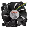 Akasa AK-CC6606BP01 žemo profilio CPU aušintuvas - lizdas LGA 1700, 63,2 mm aukštis, 92 mm ventiliatorius, juoda