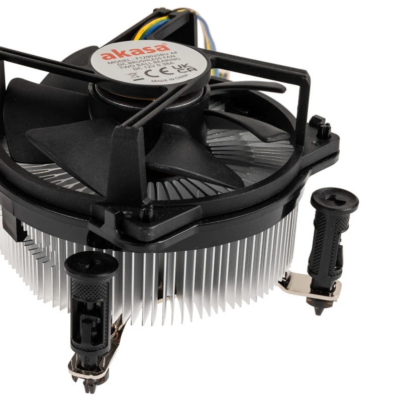 Akasa AK-CC6606BP01 žemo profilio CPU aušintuvas - lizdas LGA 1700, 63,2 mm aukštis, 92 mm ventiliatorius, juoda