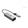 I-TEC USB-C/USB-A Metal Hub 3 - 2x USB-C 3.2 Gen 1, 1x USB-A 3.2 Gen 1, 2.5G LAN, Space Gray