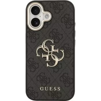 GUESS Hard Cover 4G Metal Logo Black, skirtas Apple iPhone 17