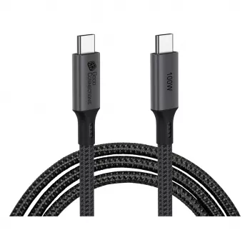 GoodConnections USB-C 4.0 (ST-ST) 1m Pintas Kabelis 100W 8K 30Hz Antracitas