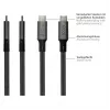 GoodConnections USB-C 4.0 (ST-ST) 1m Pintas Kabelis 100W 8K 30Hz Antracitas