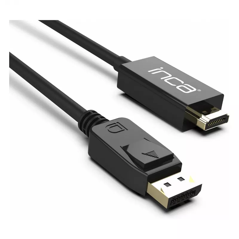INCA DisplayPort į HDMI laidas 1,8 m 10,2 Gbit/s juodas